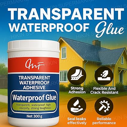 💧Buy 1 Get 1 FREE – Transparent Waterproof Glue + Free Brush!!!🔥